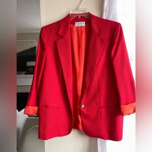 Vintage Stephen Douglas Blazer in Red Size L*